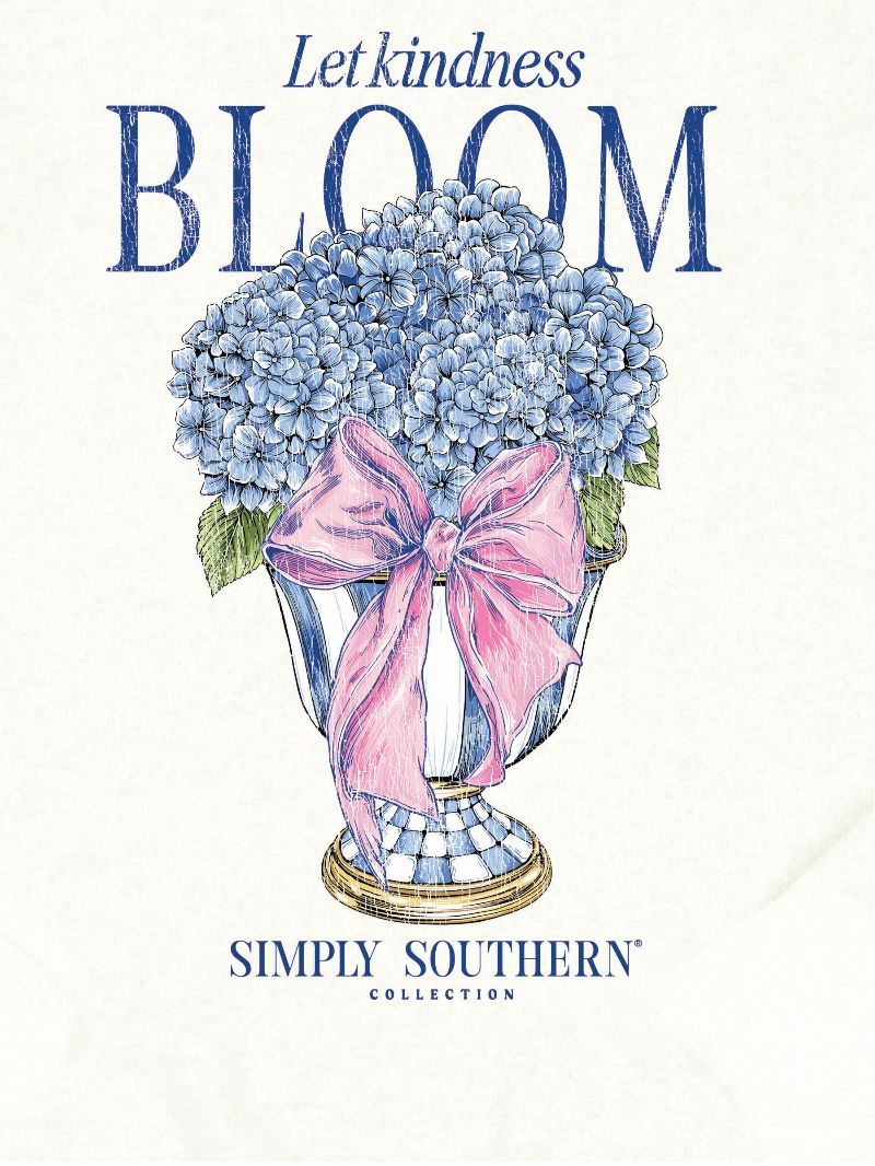 Simply Southern Kindness Bloom Long Sleeve Crew Sweatshirt