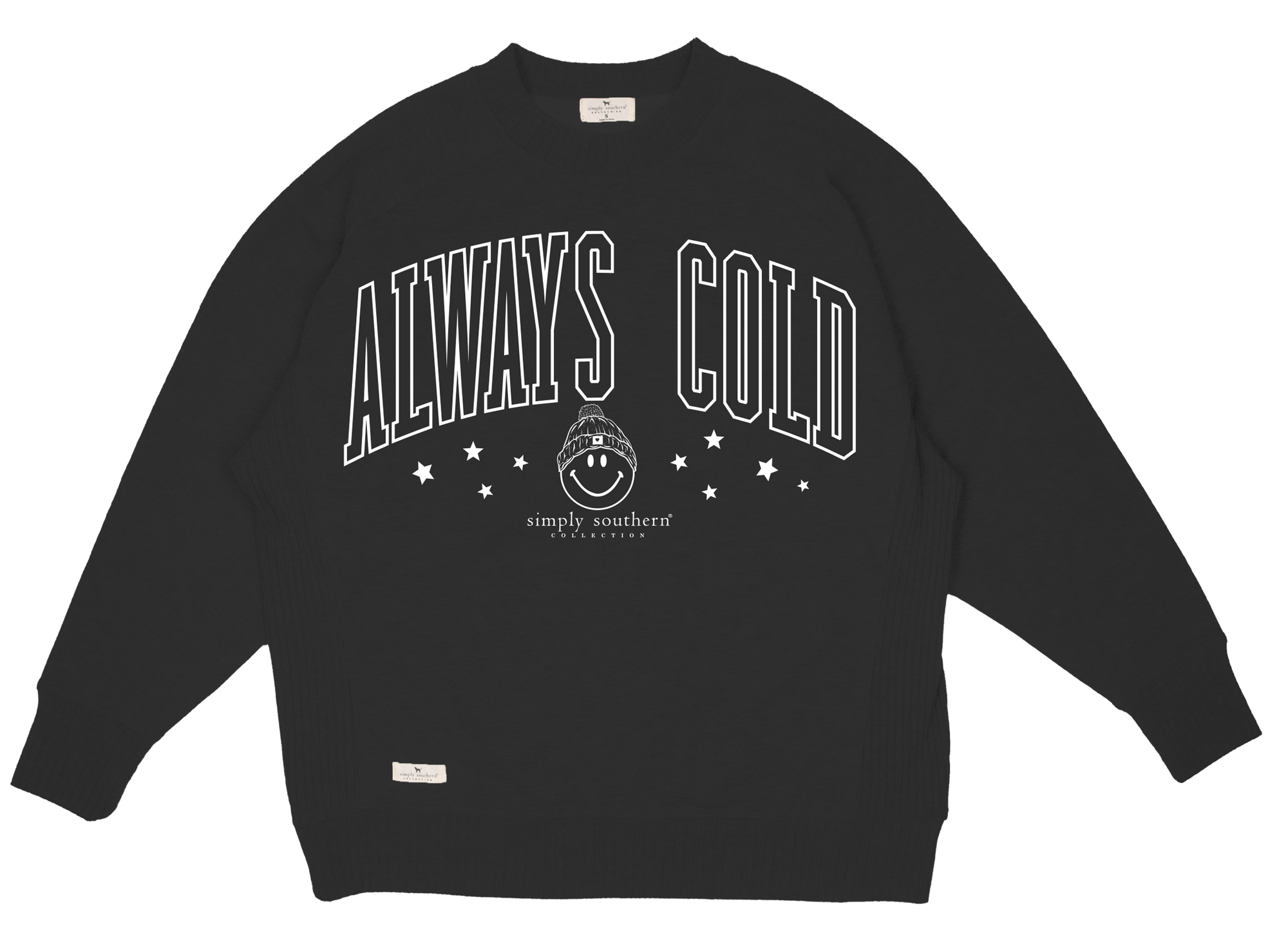 Simply Southern Always Cold Long Sleeve Crew Sweatshirt