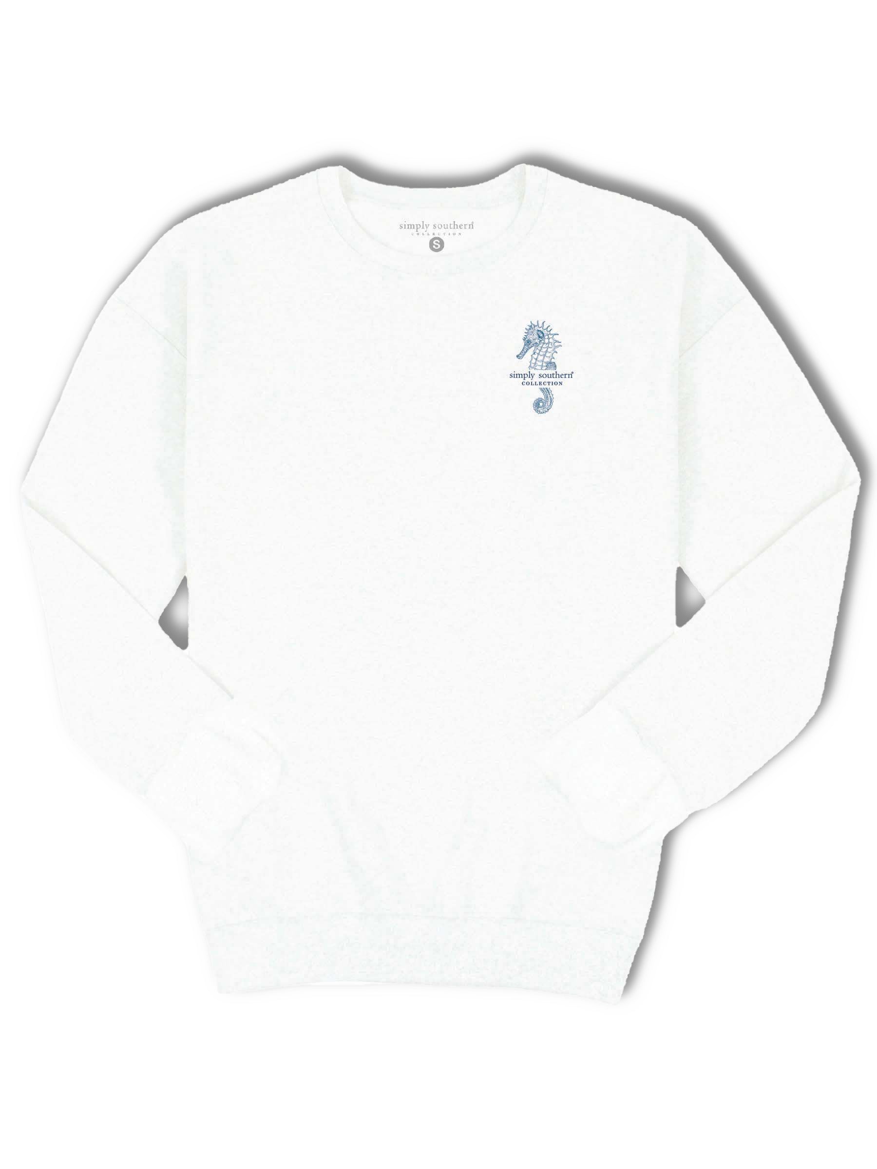 Simply Southern Salty Long Sleeve Crew Sweatshirt