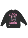 Simply Southern Let&#39;s Go Shopping Long Sleeve Crew Sweatshirt