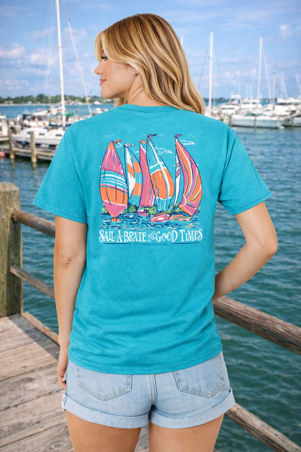 Southern Couture Sailabrate The Good Times Comfort Colors T-Shirt