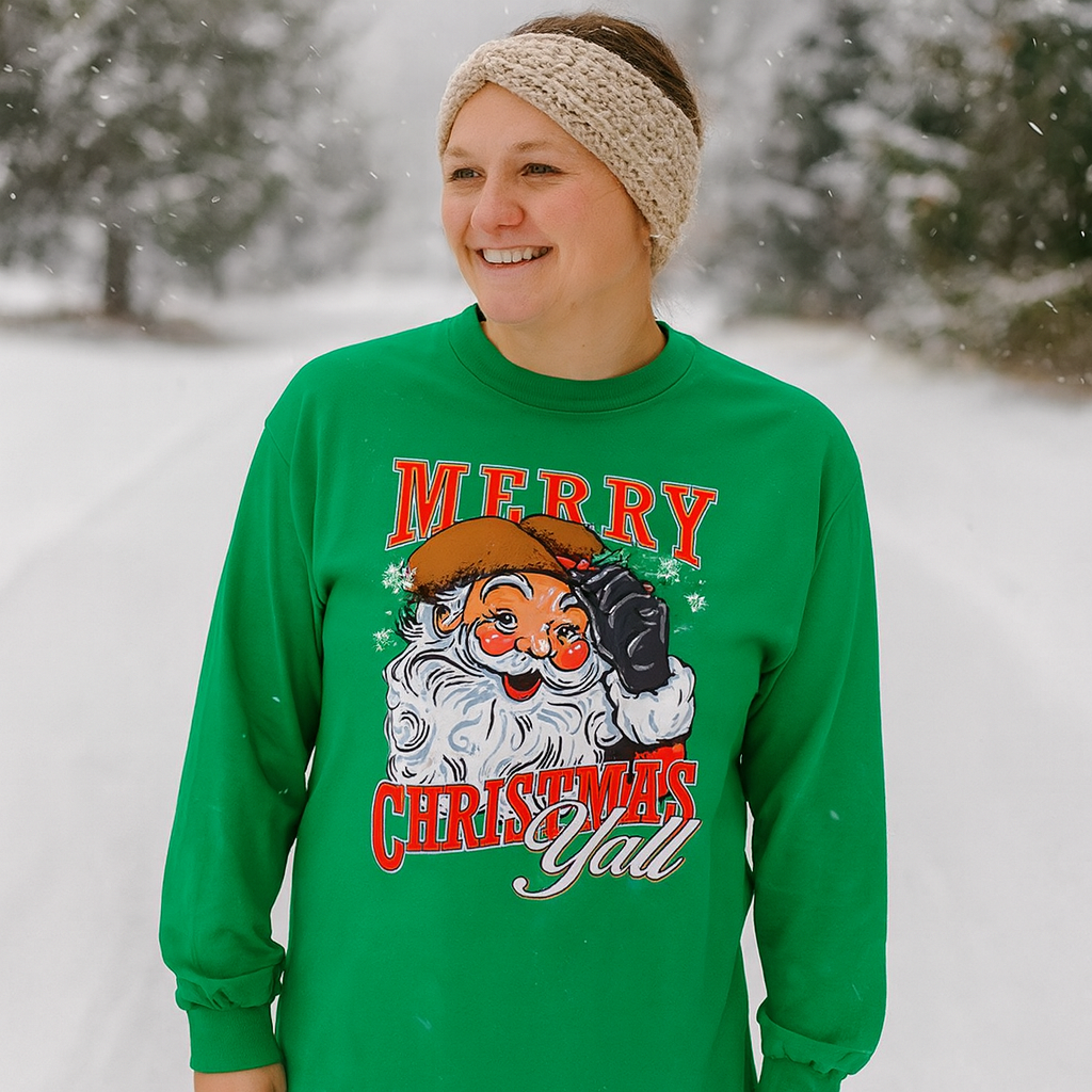 Girlie Girl Originals Merry Christmas Santa Holiday T-Shirt