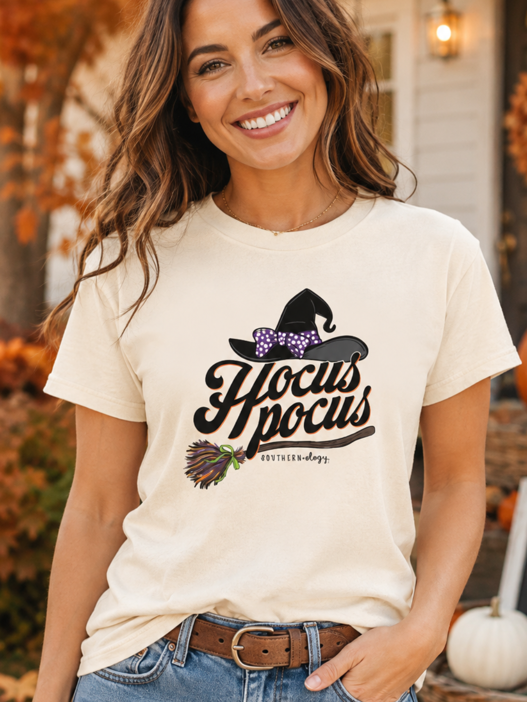 Southernology Hocus Pocus Hat Fall Comfort Colors T-Shirt