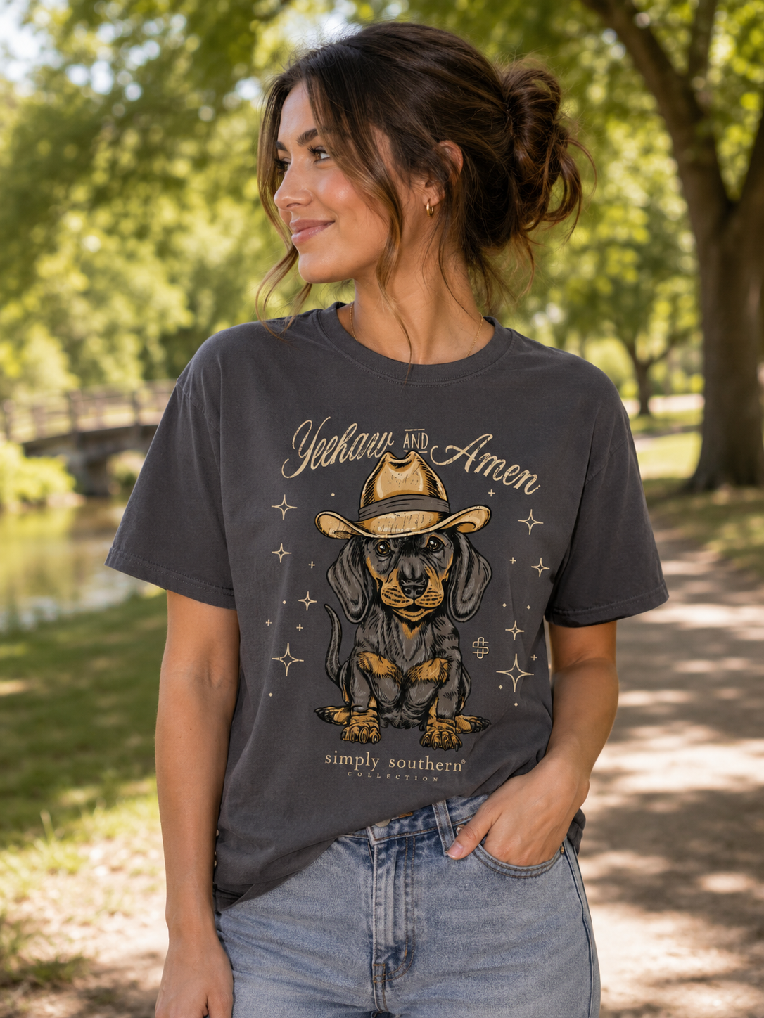 Simply Southern Amen Dog Thunder T-Shirt