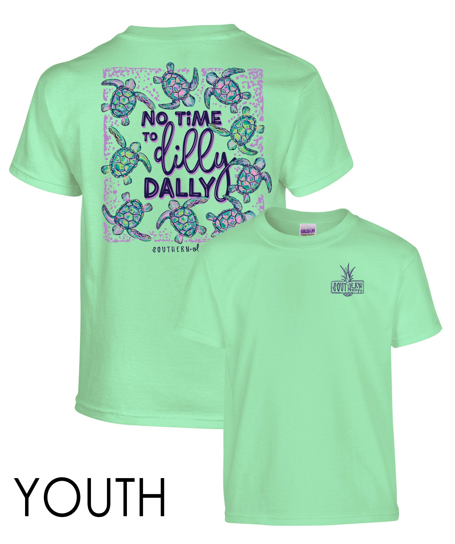 Southernology Dilly Dally Turtles Comfort Colors T-Shirt