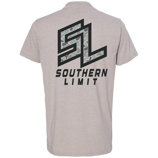 Southern Limit Grey Camo Logo Unisex T-Shirt