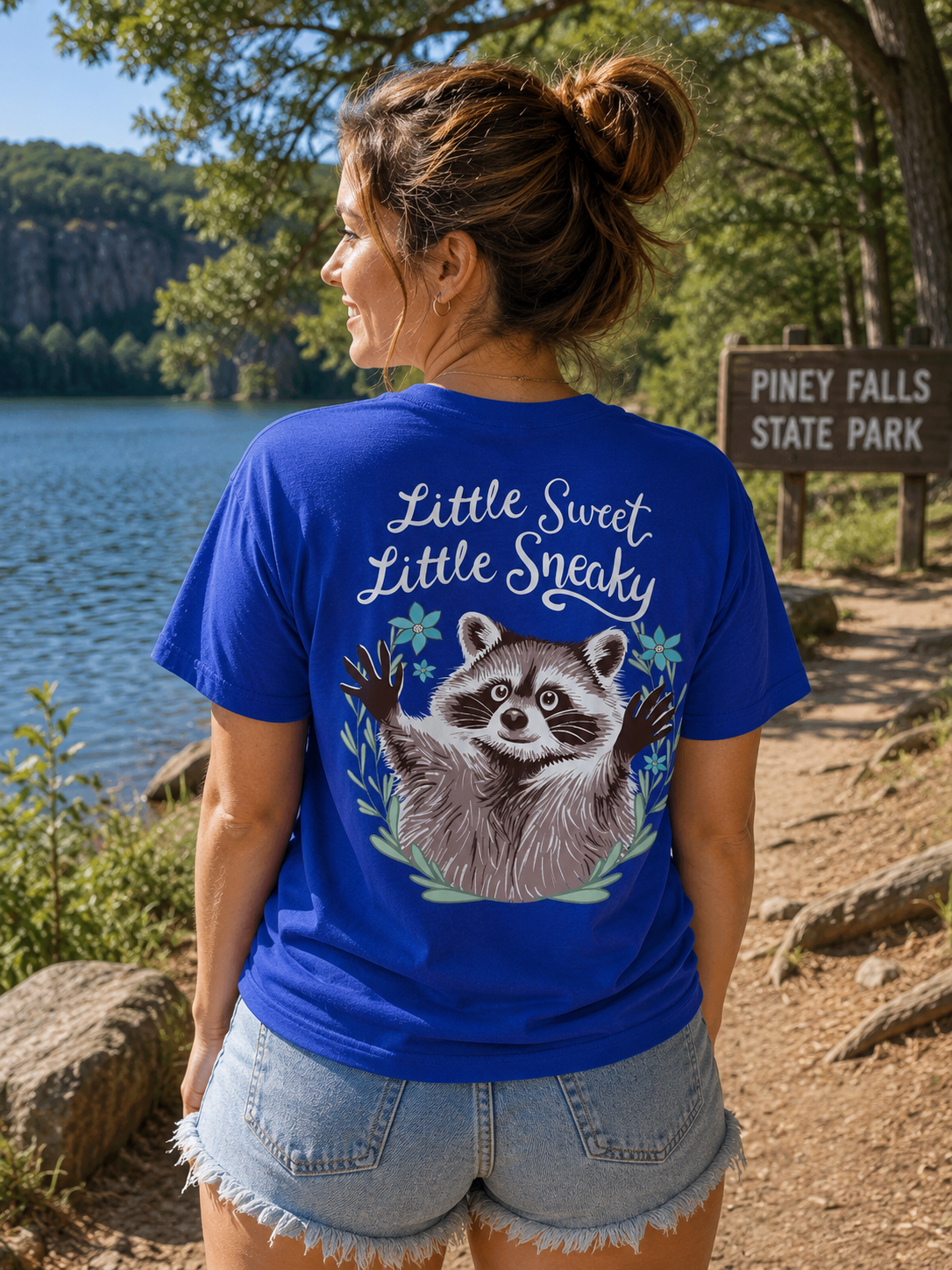Southern Attitude Little Sneaky Raccoon T-Shirt - SimplyCuteTees