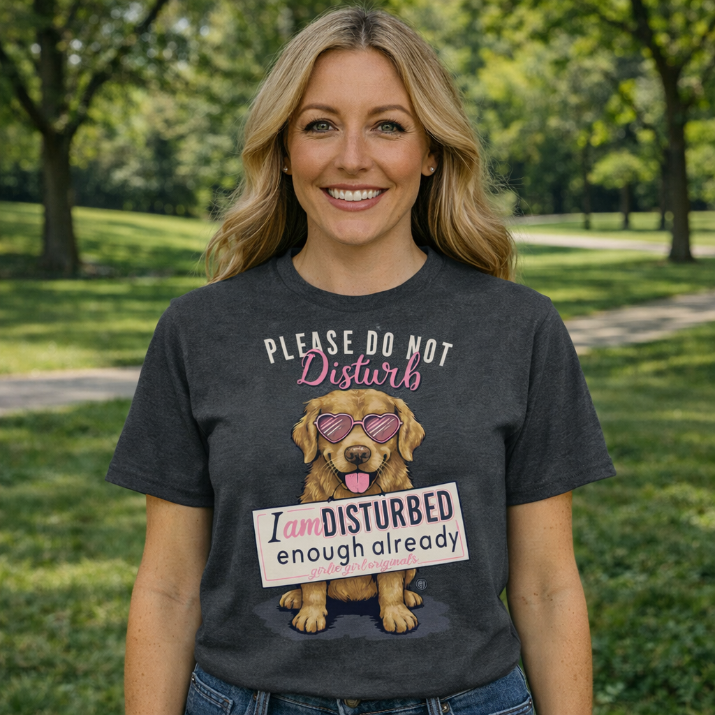 Girlie Girl Originals Disturbed Dog T-Shirt