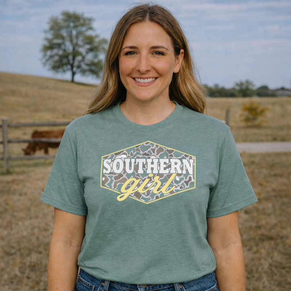 Girlie Girl Lulu Mac Southern Girl Canvas T-Shirt