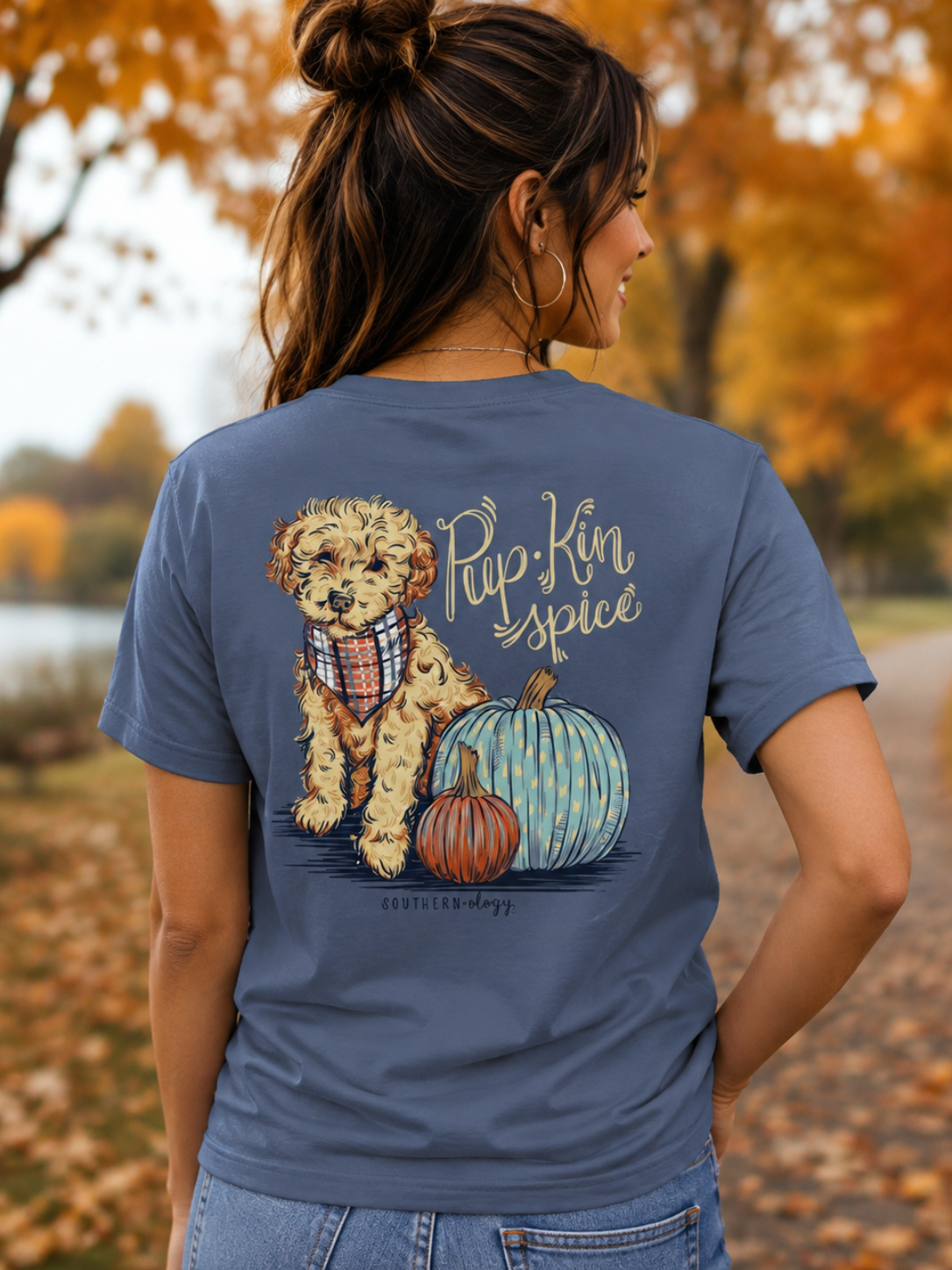 Southernology Pup-Kin Spice Fall Comfort Colors T-Shirt
