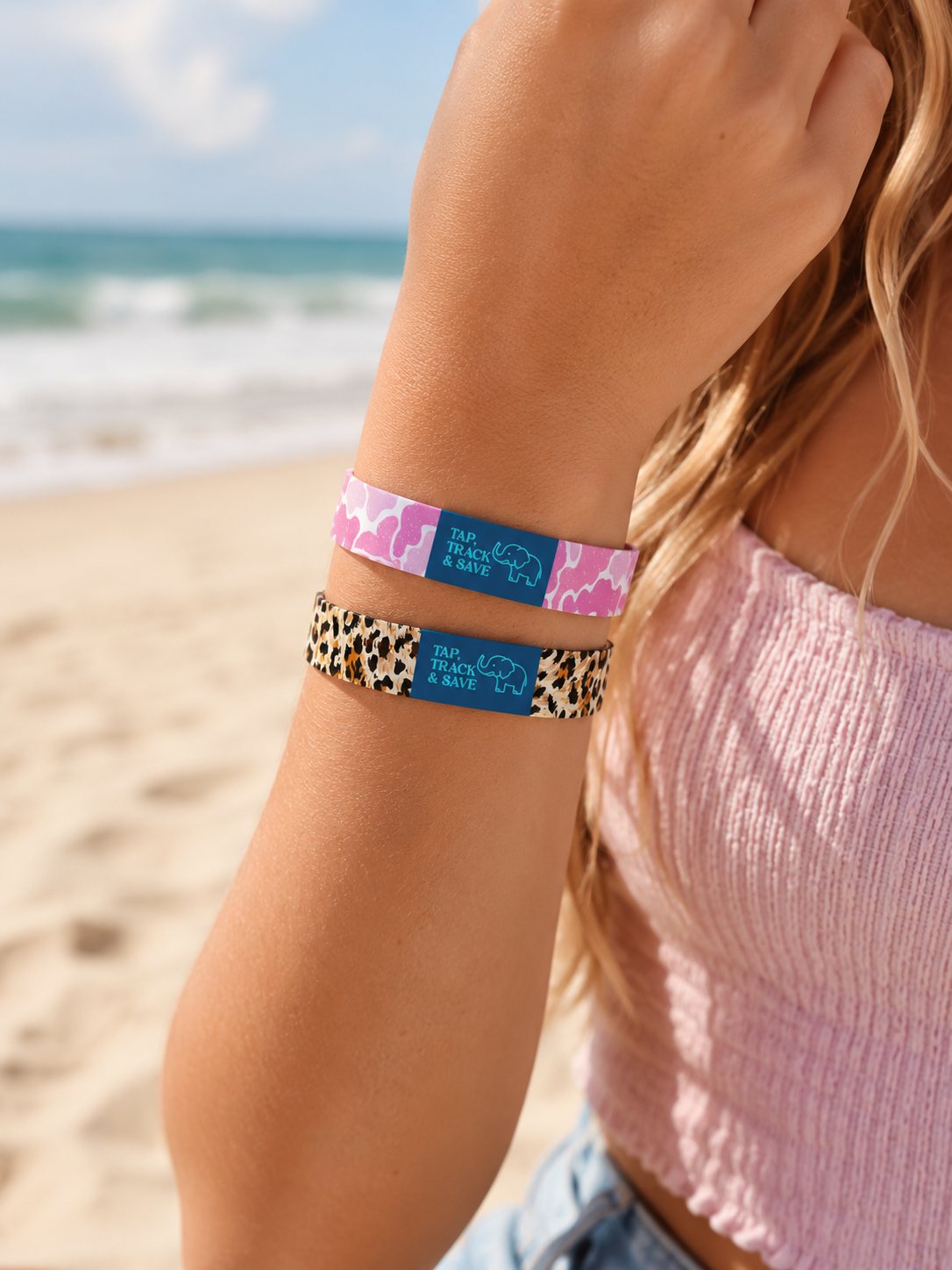 Simply Southern 0226 Tap To Track Elephant Jewelry Bracelet