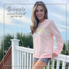 Simply Southern Dog Sparkle Crew Long Sleeve T-Shirt