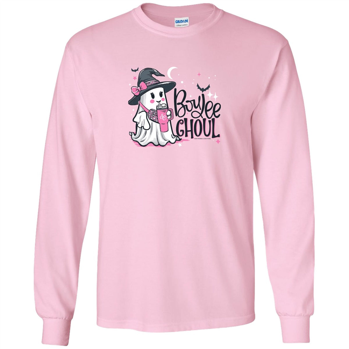 Southern Couture Soft Boujee Ghoul Fall Long Sleeve T-Shirt