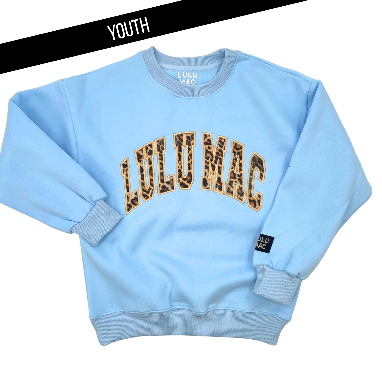 Youth Girlie Girl Lulu Mac Leopard Cozy Sweatshirt