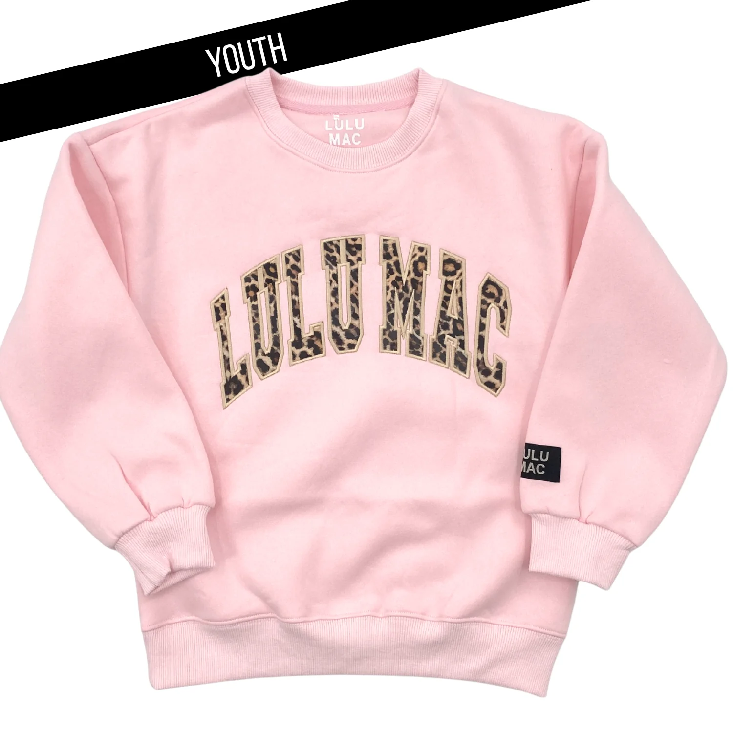 Youth Girlie Girl Lulu Mac Leopard Cozy Sweatshirt - SimplyCuteTees