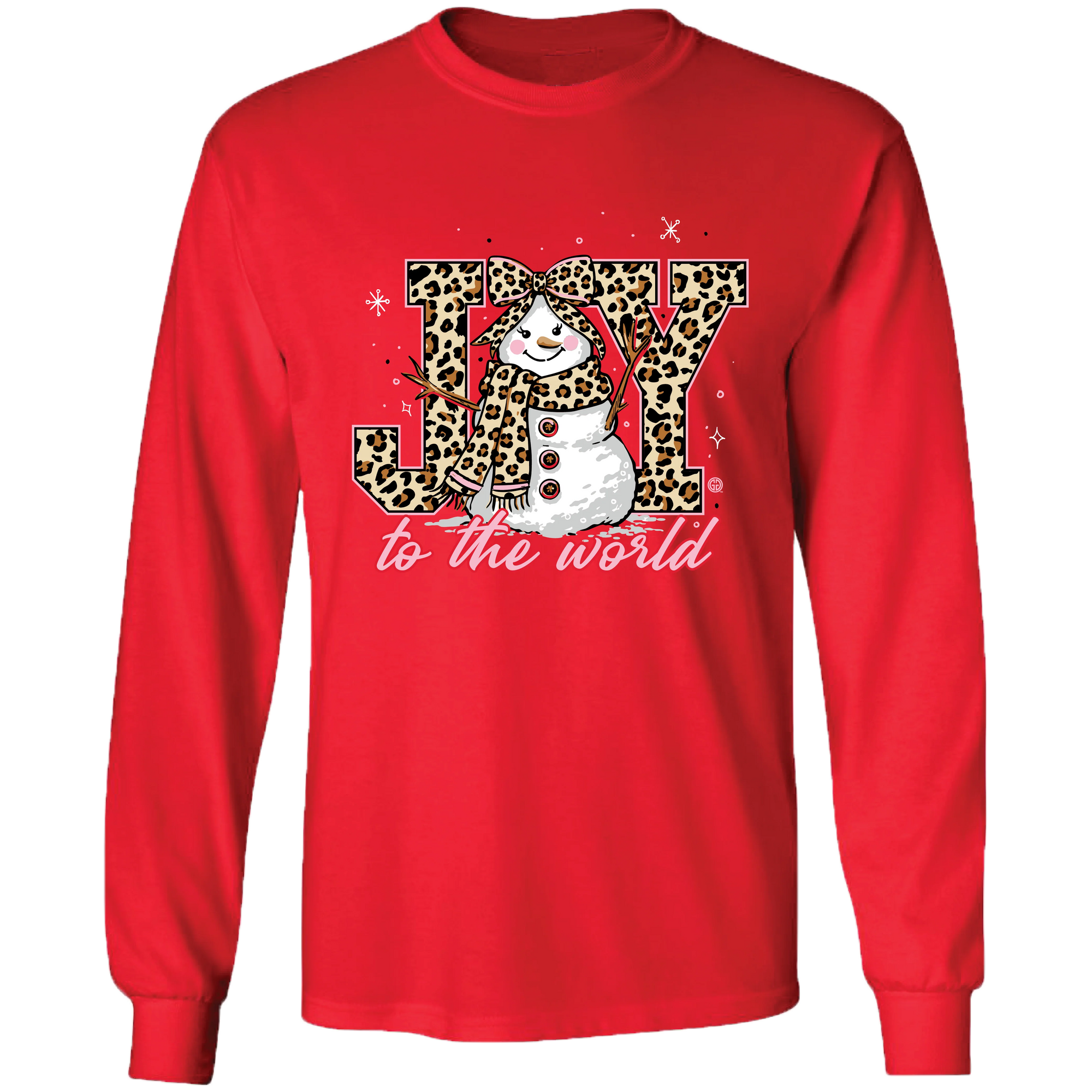 Girlie Girl Joy Snow Lady Holiday Long Sleeve T-Shirt