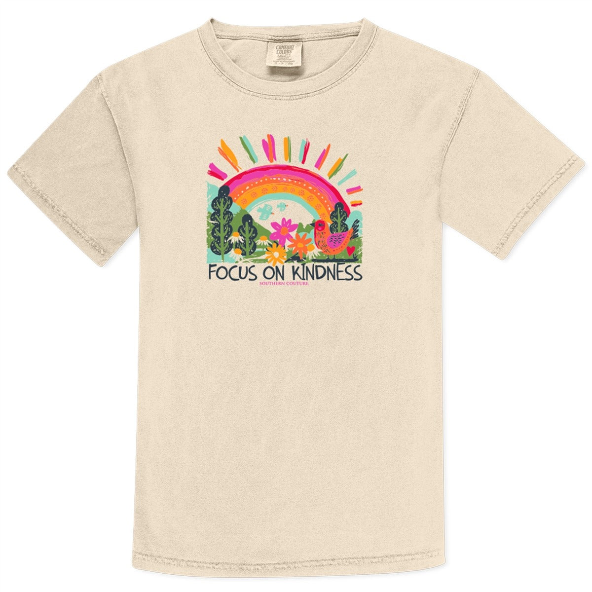 Southern Couture Focus On Kindness Comfort Colors T-Shirt