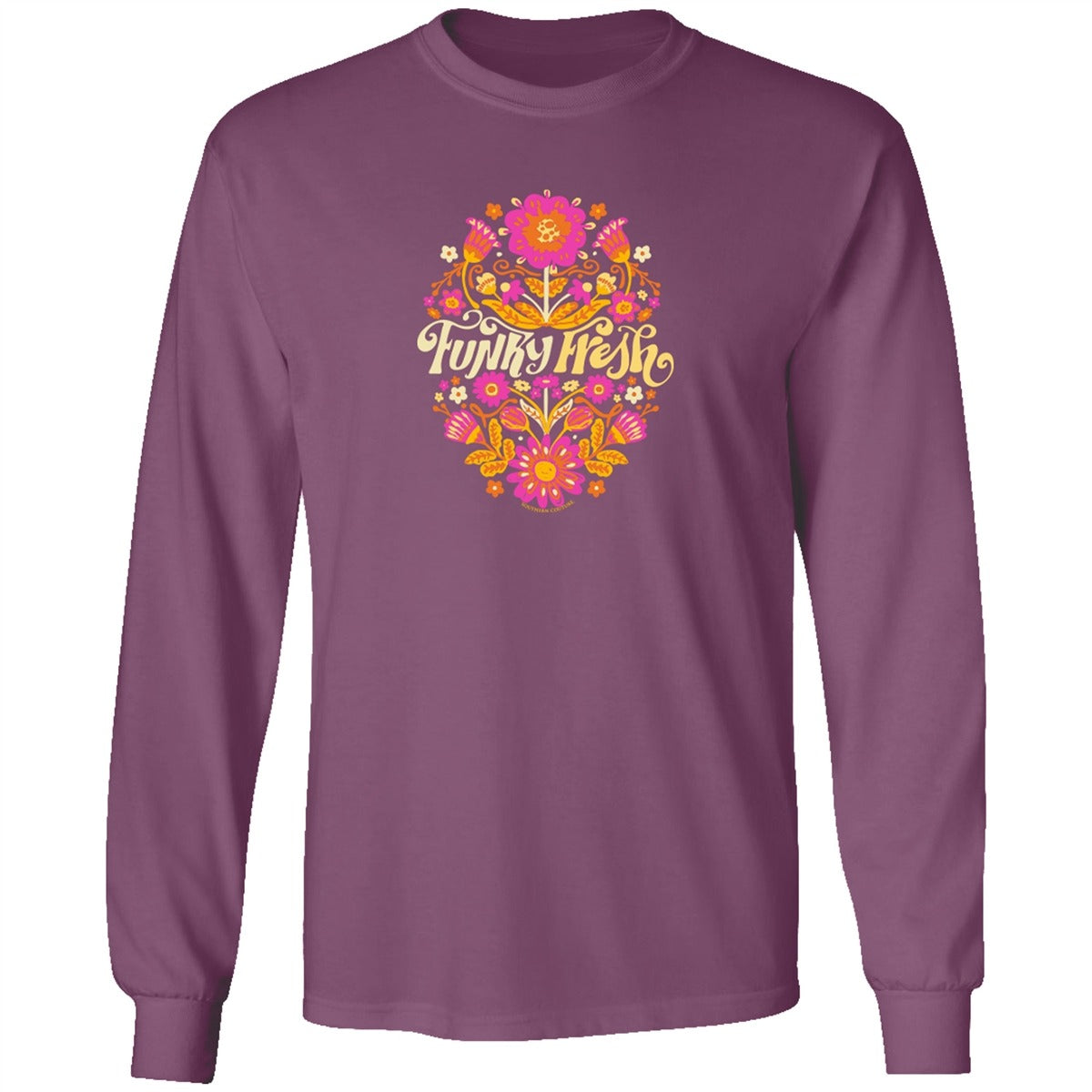 Southern Couture Funky Fresh Comfort Colors Long Sleeve T-Shirt