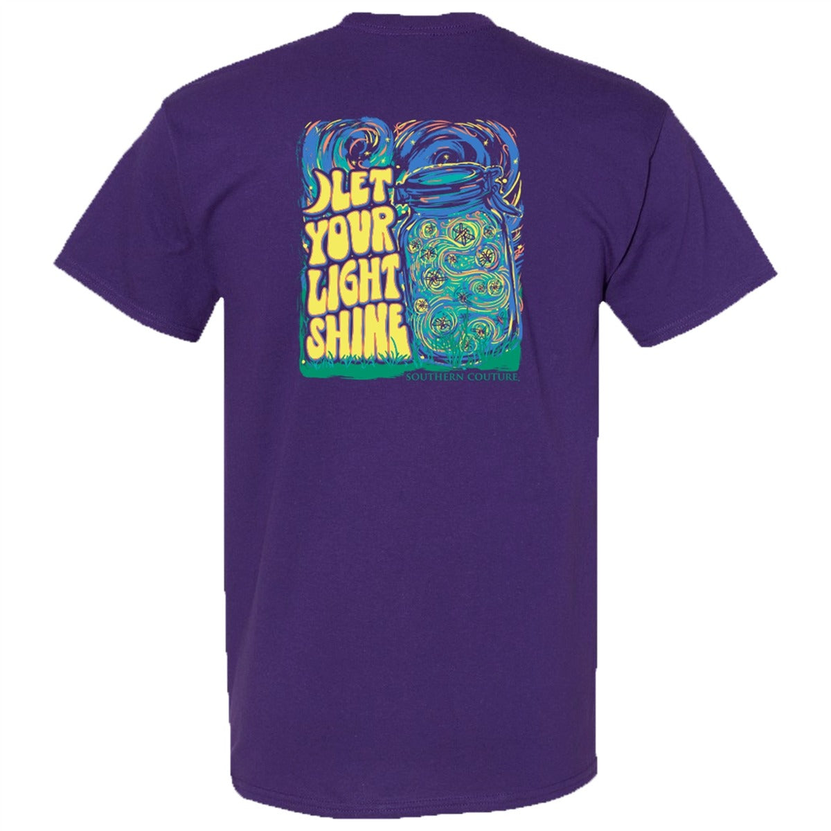 Southern Couture Classic Let Your Light Shine Firefly T-Shirt