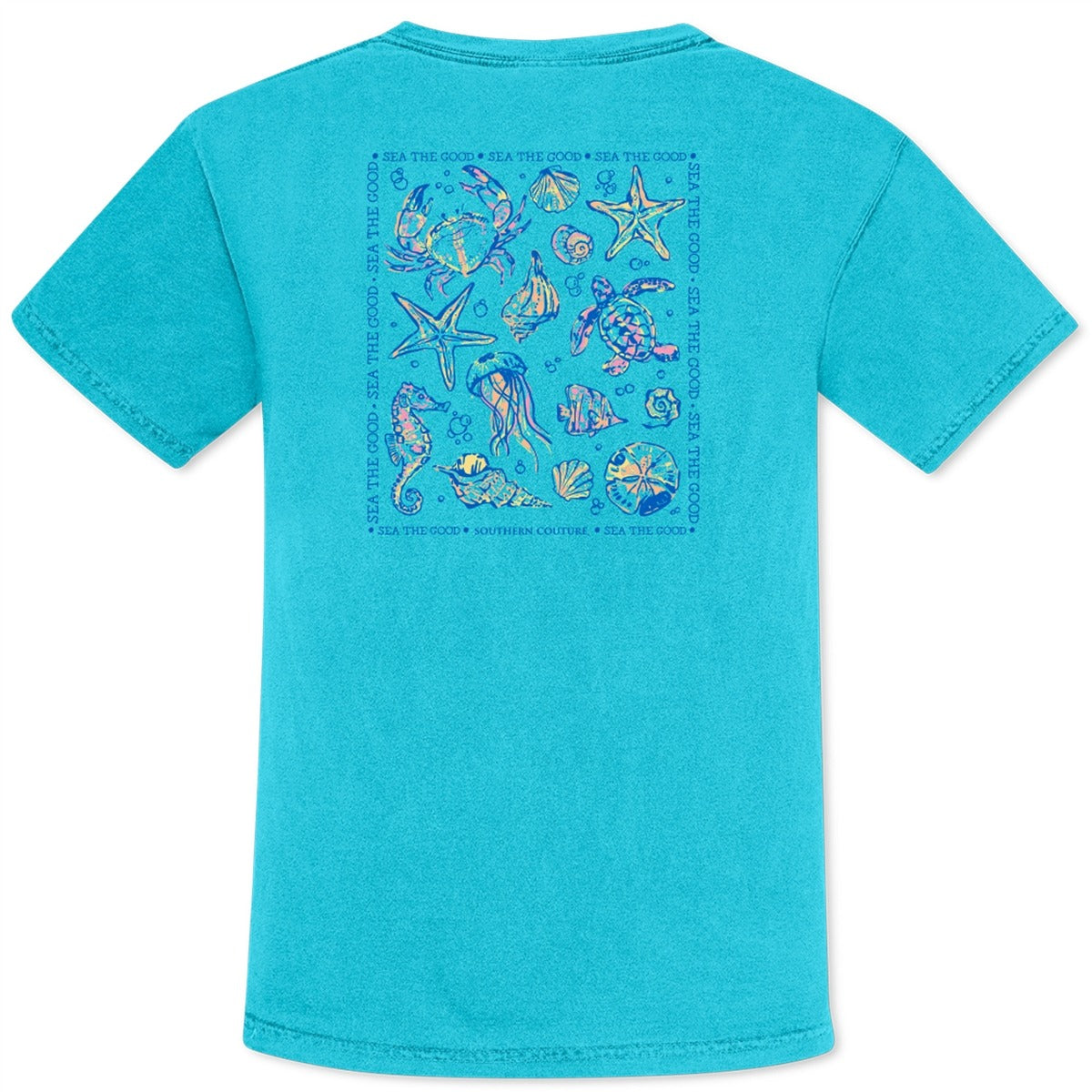 Southern Couture Sea The Good Comfort Colors T-Shirt