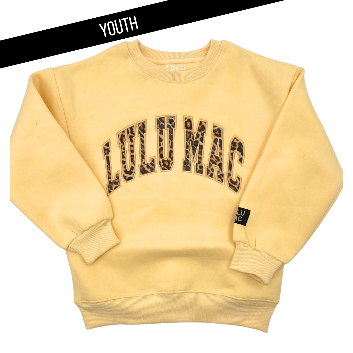 Youth Girlie Girl Lulu Mac Leopard Cozy Sweatshirt