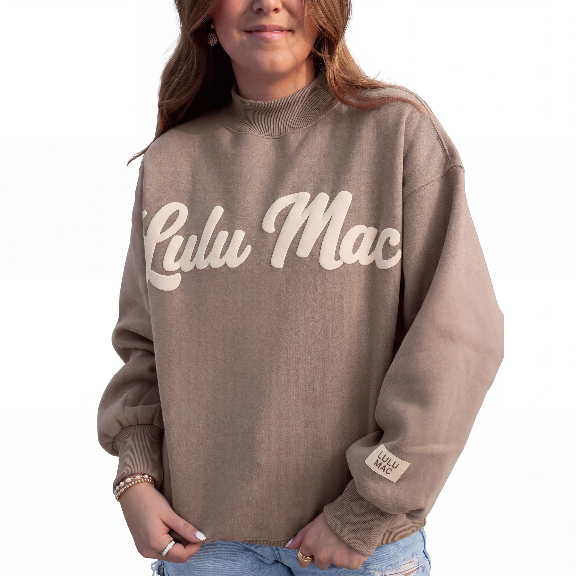 Girlie Girl Lulu Mac Script Cozy Sweatshirt