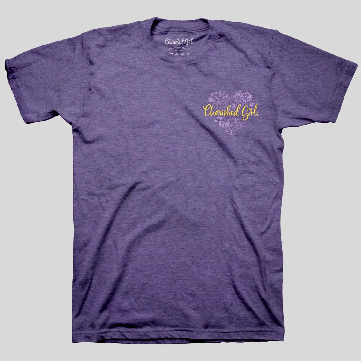 Cherished Girl Love Never Fails Faith T-Shirt