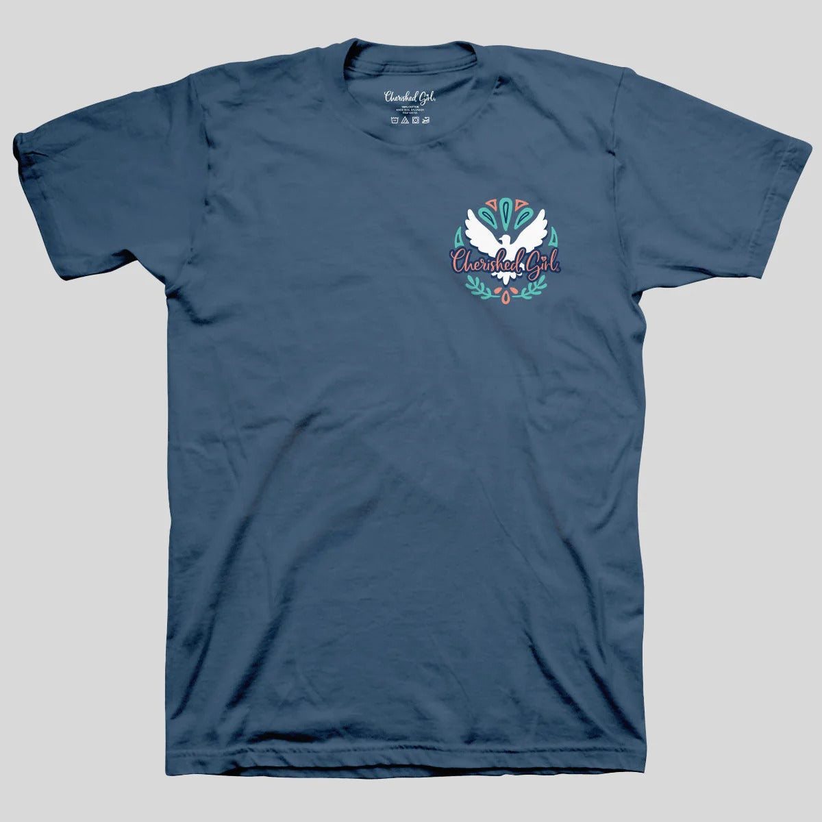 Cherished Girl Peace Of Christ Faith T-Shirt