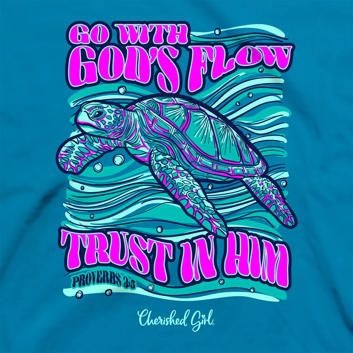 Cherished Girl Trust Turtle Faith T-Shirt