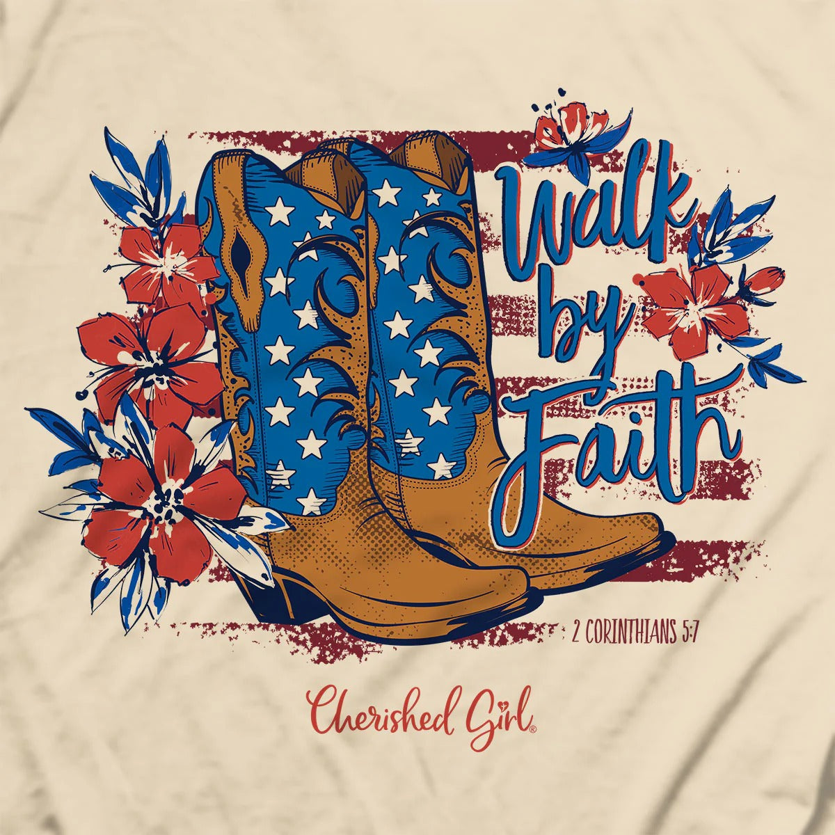 Cherished Girl Americana Boots Faith T-Shirt