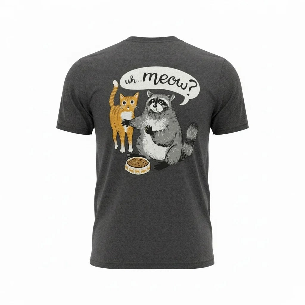 Southern Attitude Uh Meow Raccoon T-Shirt