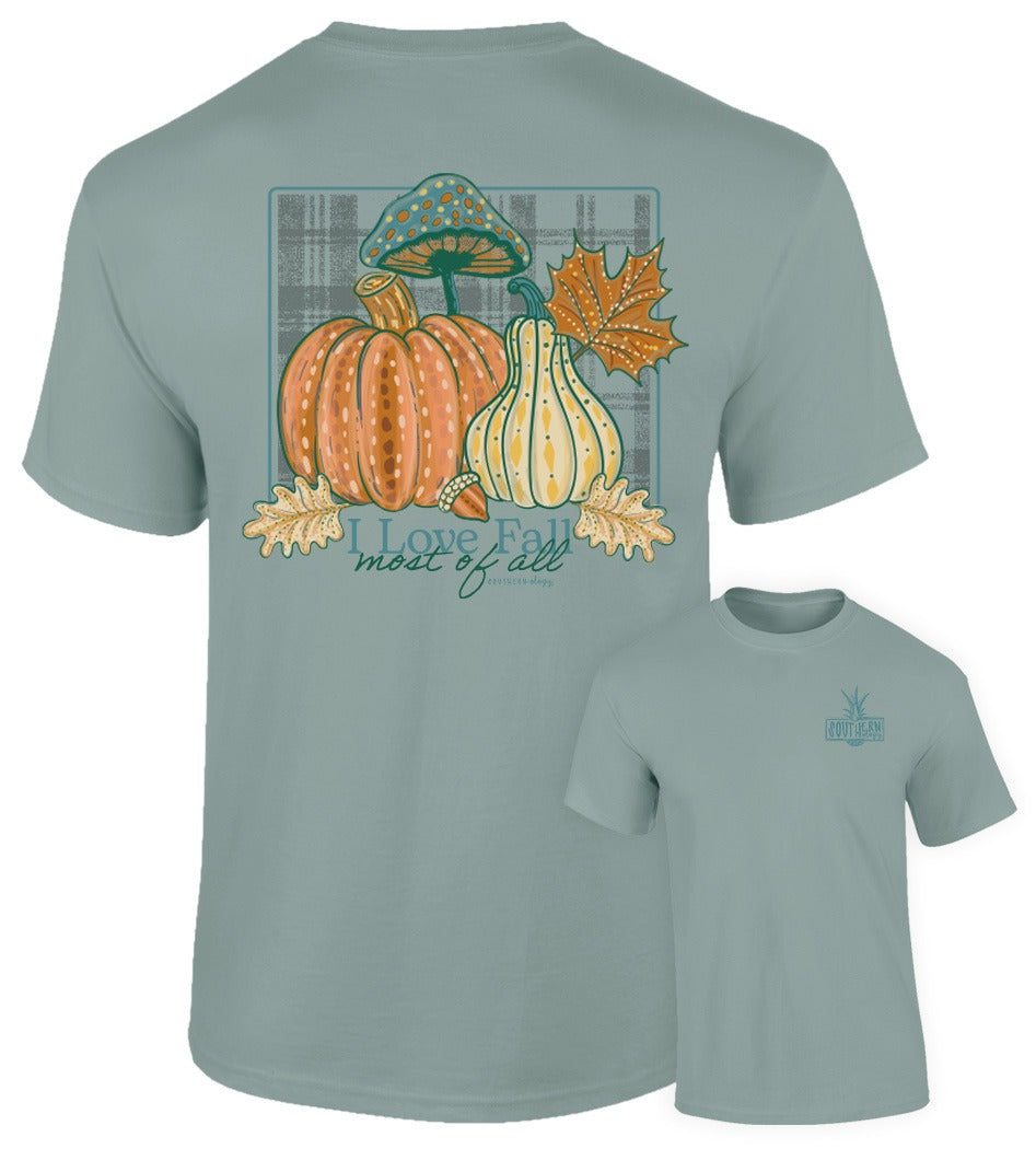 Southernology Love Fall Most of All Comfort Colors T-Shirt