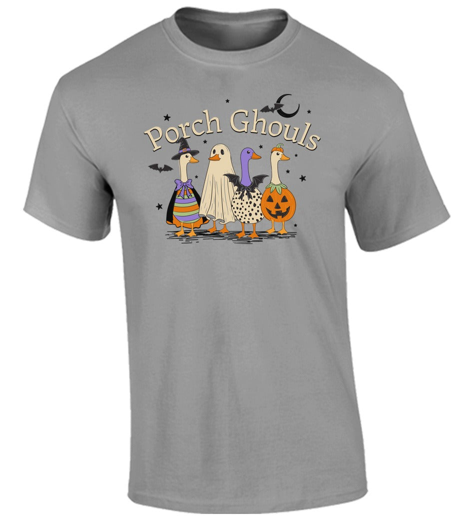 Southernology Porch Ghouls Fall Comfort Colors T-Shirt