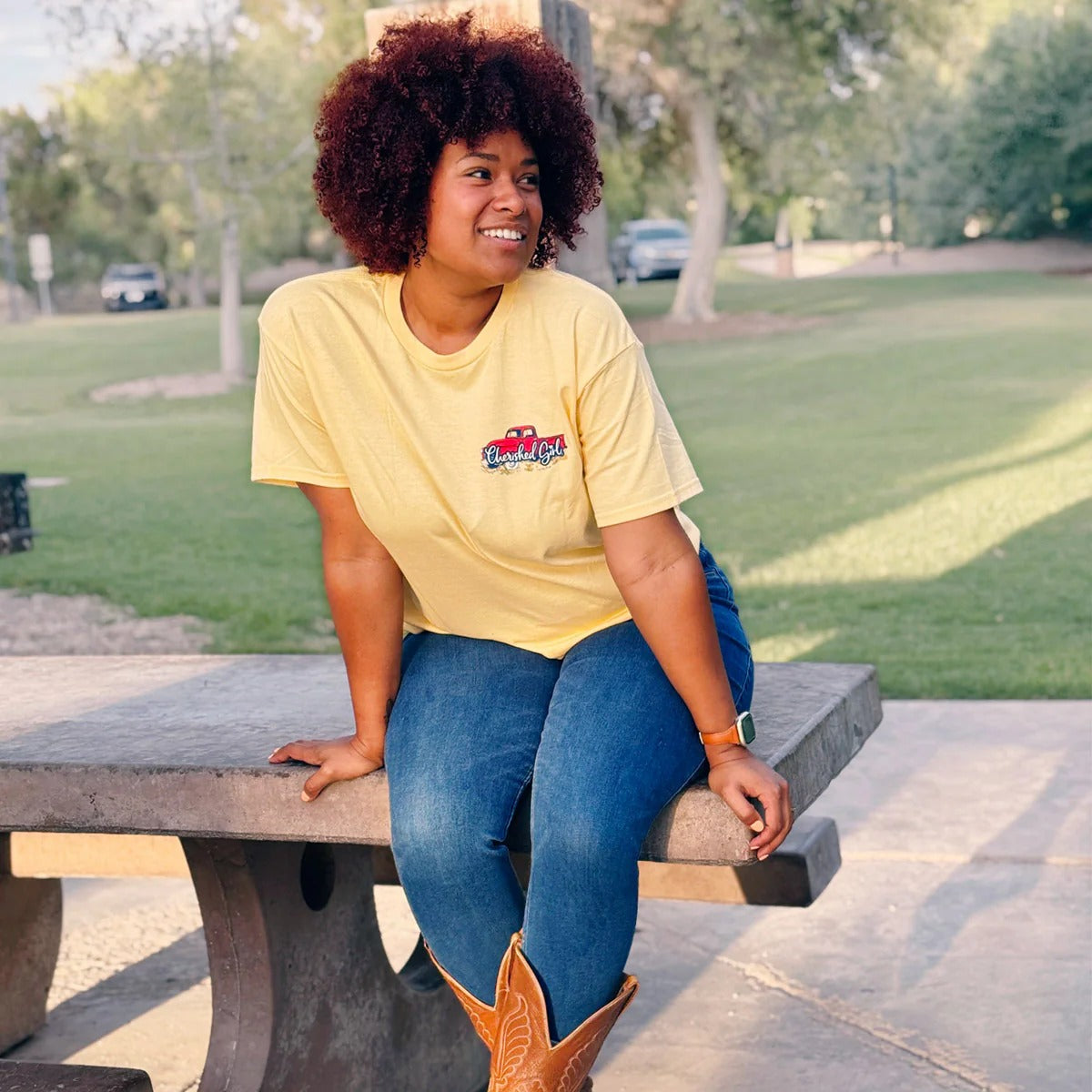 Cherished Girl Lead Me Truck Faith T-Shirt