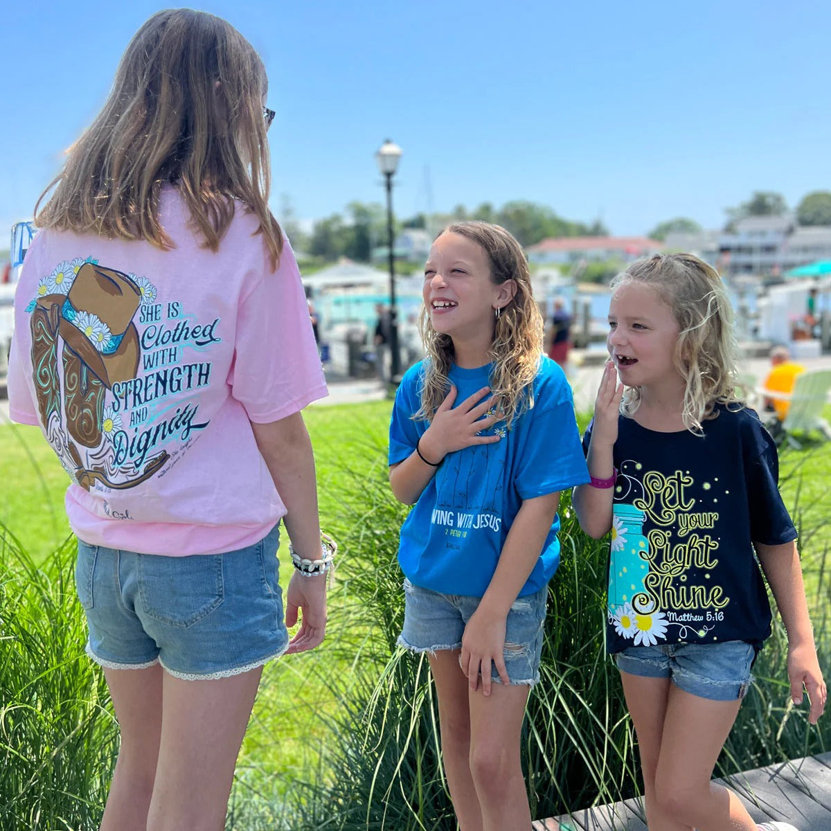 Cherished Girl Strength Boots Cowgirl Faith T-Shirt