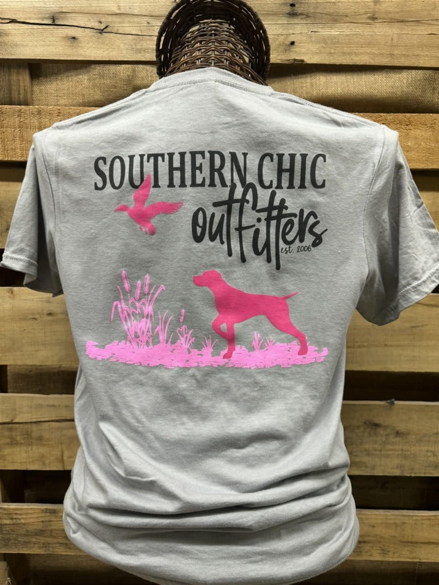 Southern Chics Outfitters Pink Dog Unisex Soft T-Shirt