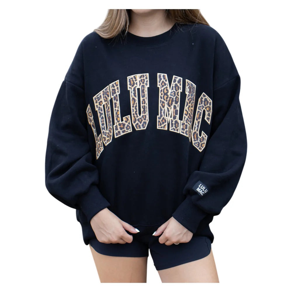 Girlie Girl Lulu Mac Leopard Cozy Sweatshirt