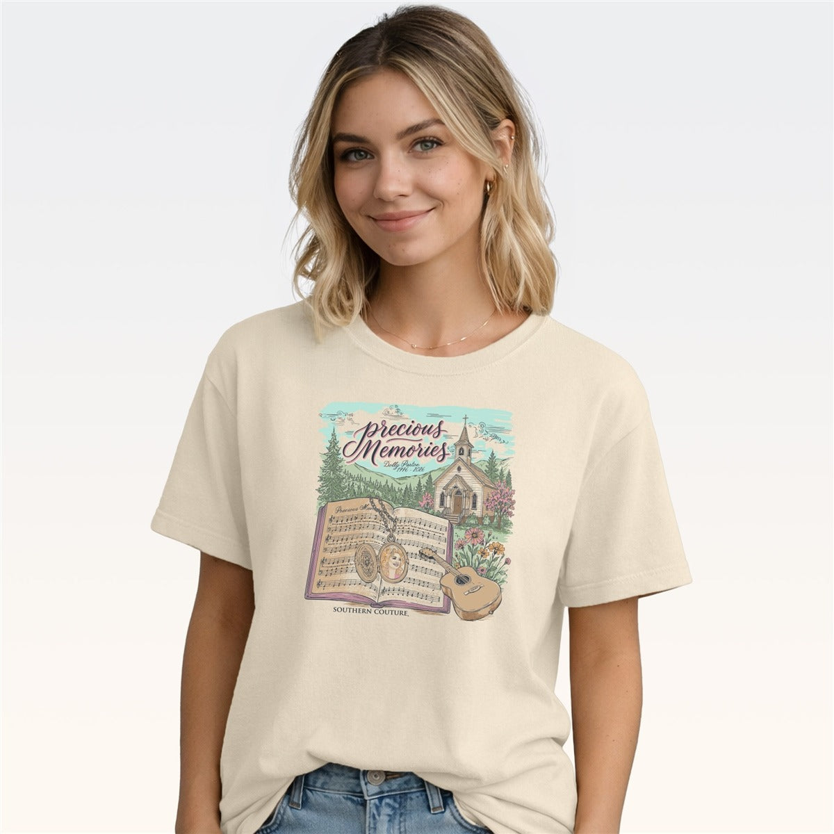 Southern Couture Soft Precious Memories Dolly T-Shirt