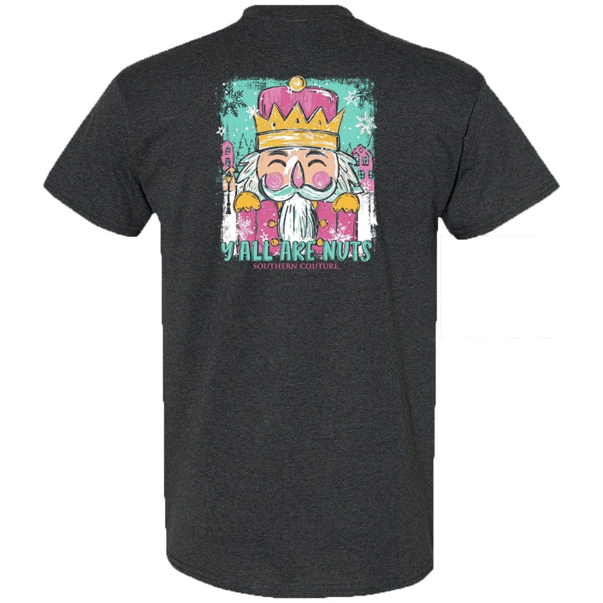 Southern Couture Classic Yall Are Nuts Holiday T-Shirt