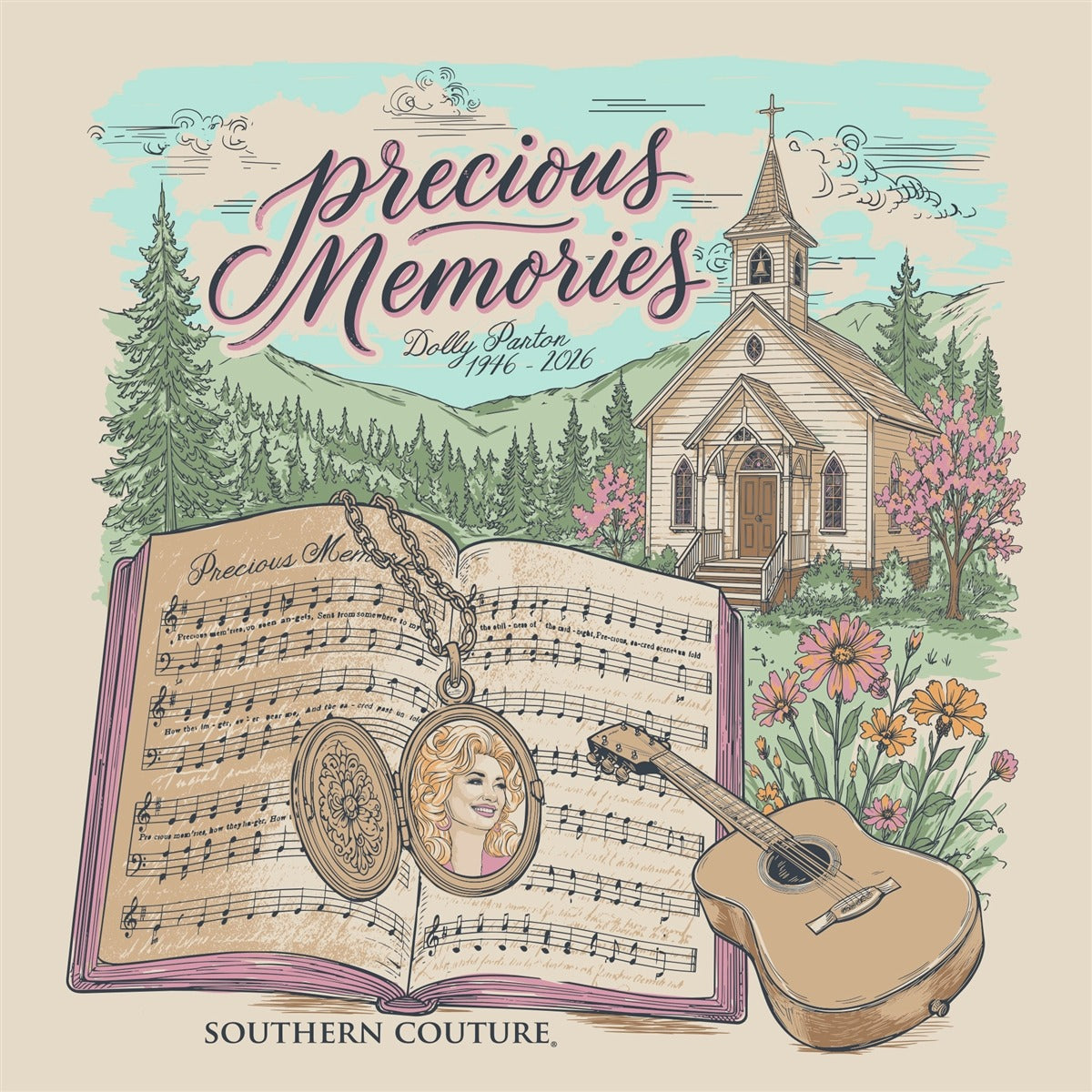 Southern Couture Soft Precious Memories Dolly T-Shirt