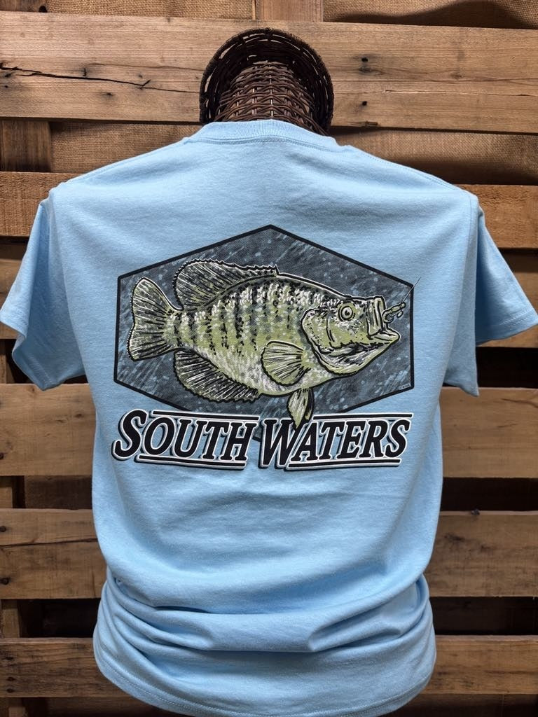 Backwoods South Waters Fishing Crappie Unisex T-Shirt