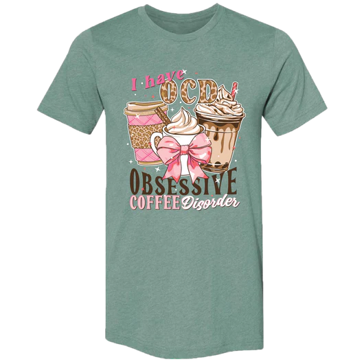 Girlie Girl Lulu Mac OCD Coffee Canvas T-Shirt