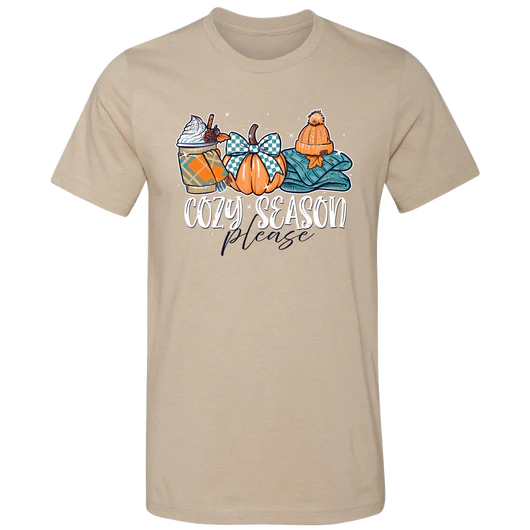 Girlie Girl Lulu Mac Cozy Season Fall Canvas T-Shirt