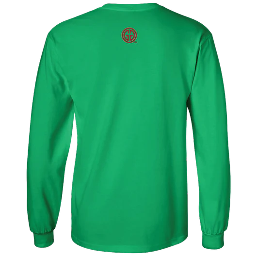 Girlie Girl Originals Santa Bow Holiday Long Sleeve T-Shirt