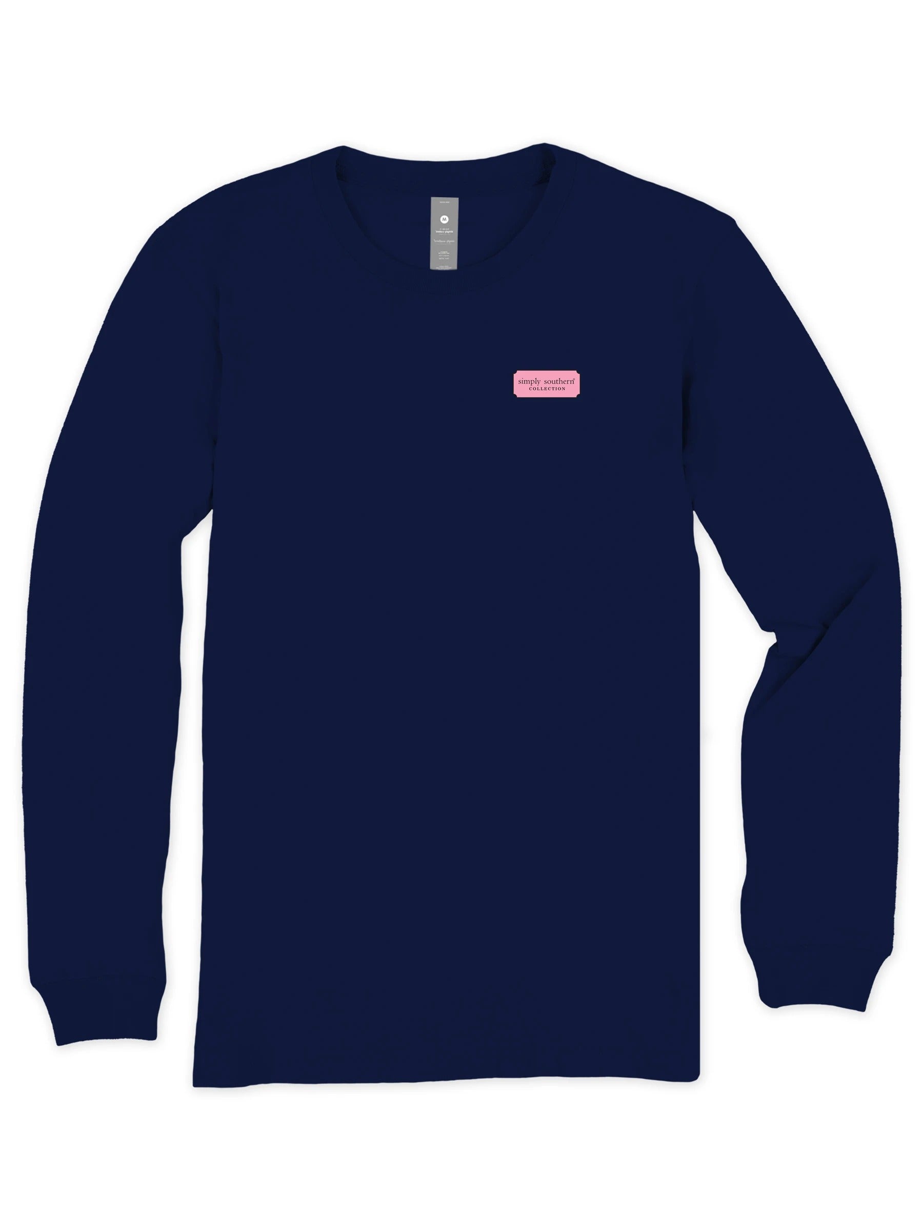 Simply Southern Easy Tiger Navy Long Sleeve T-Shirt