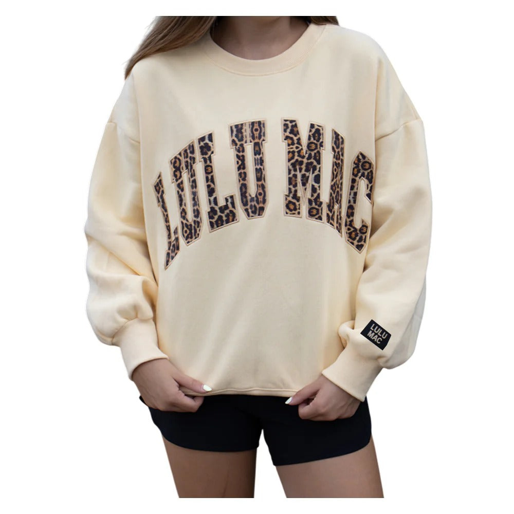 Girlie Girl Lulu Mac Leopard Cozy Sweatshirt