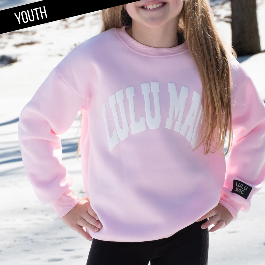 Youth Girlie Girl Lulu Mac Puff Cozy Sweatshirt - SimplyCuteTees