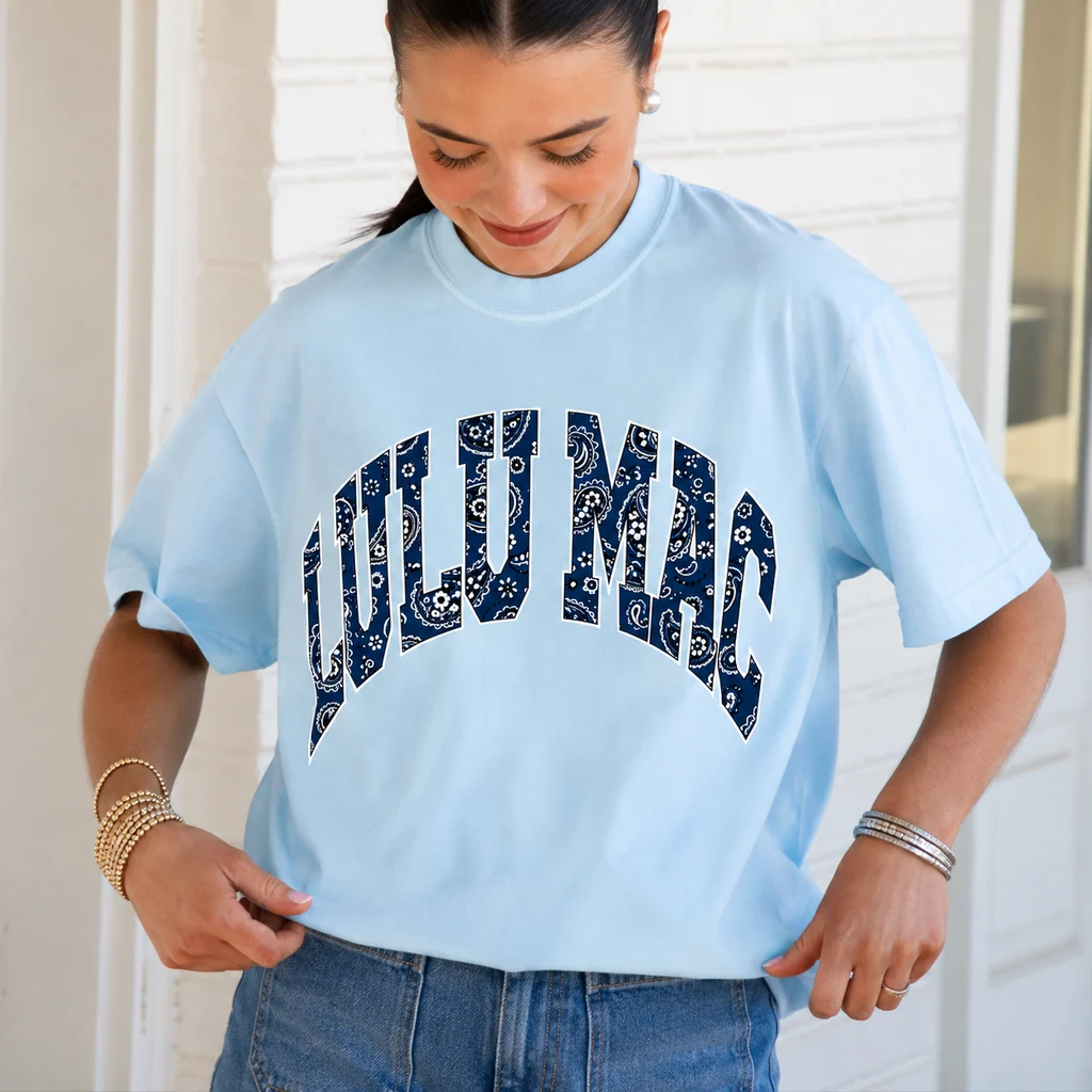 Girlie Girl Lulu Mac Bandana Comfort Colors T-Shirt