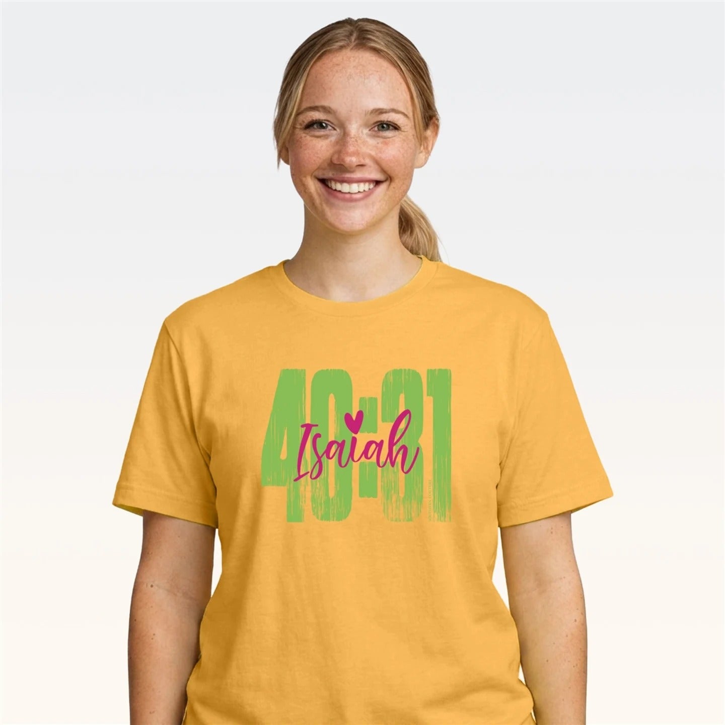 Southern Couture Isaiah 40:31 Faith Comfort Colors T-Shirt