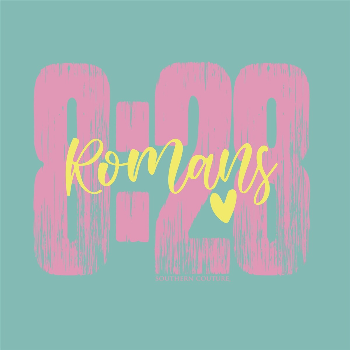 Southern Couture Romans 8:28 Faith Comfort Colors T-Shirt